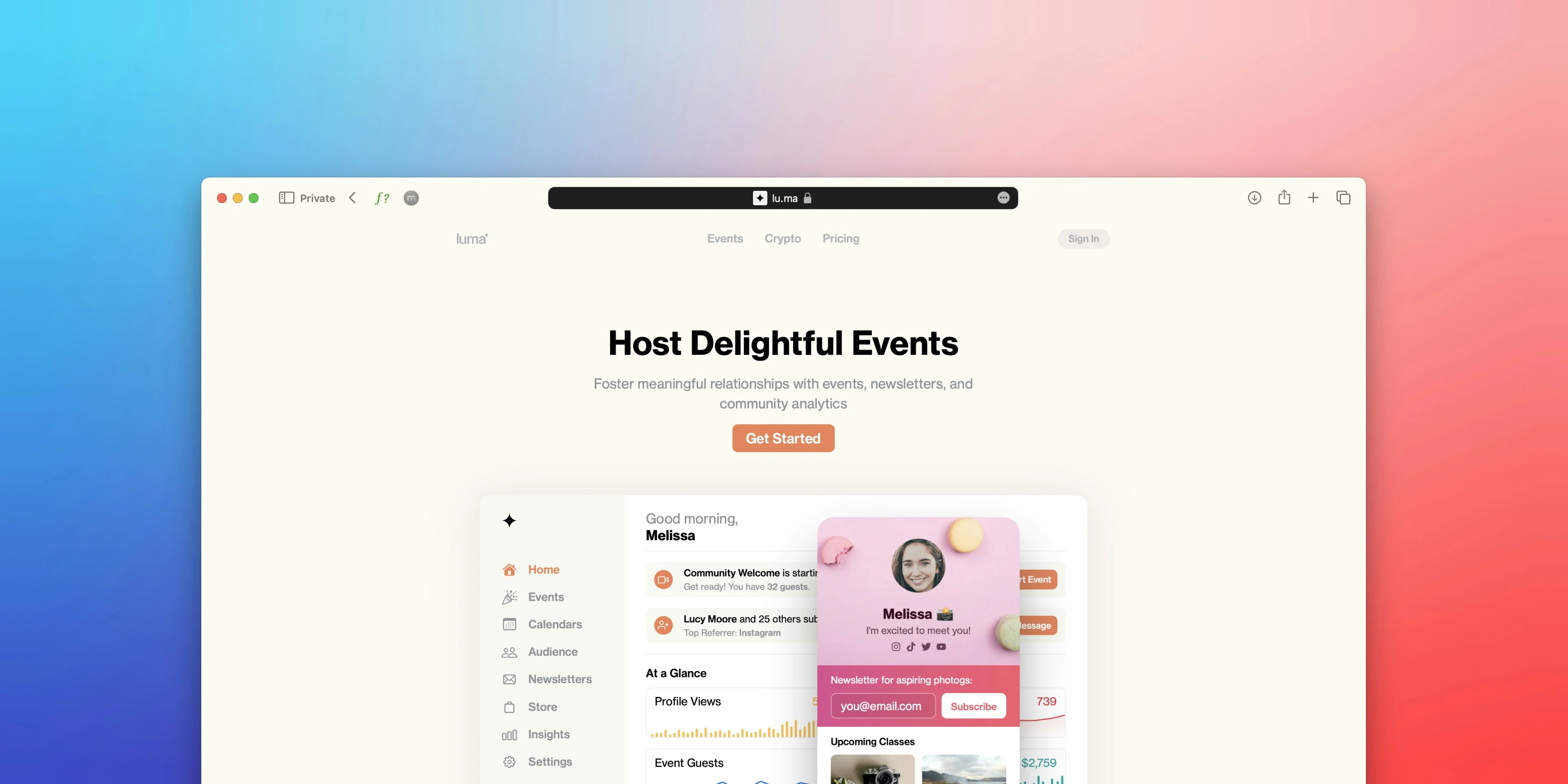 Real estate agent dashboard showing multiple communication channels and lead management interface